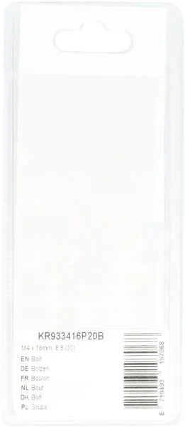 Kramp - KR933416P20B - Bullone Mm, 8.8 (20)
