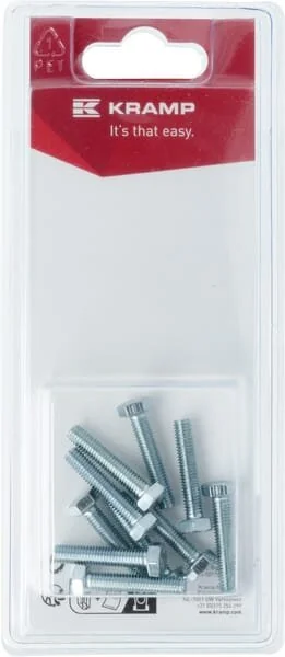 Kramp - KR933525P10B - Bullone Mm, 8.8 (10)