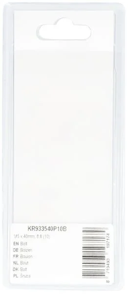 Kramp - KR933540P10B - Bullone Mm, 8.8 (10)