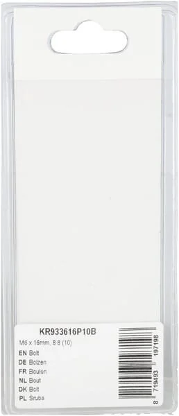 Kramp - KR933616P10B - Bullone Mm, 8.8 (10)