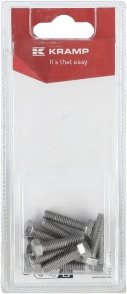 Kramp - KR933625RVSP10B - Bullone acciaio inossidabile mm, A2 (10)