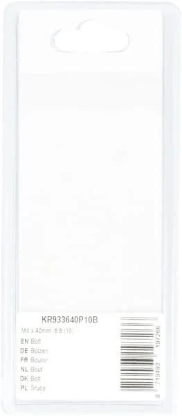Kramp - KR933640P10B - Bullone Mm, 8.8 (10)
