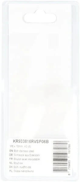 Kramp - KR933816RVSP06B - Bullone acciaio inossidabile mm, A2 (6)