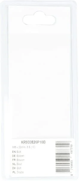Kramp - KR933820P10B - Bullone Mm, 8.8 (10)