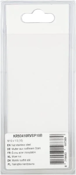 Kramp - KR93410RVSP10B - Dado in acciaio inossidabile (10)
