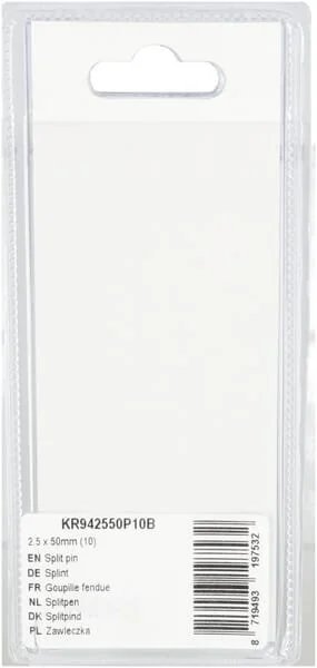 Kramp - KR942550P10B - Copiglia 2.5x50mm (10)