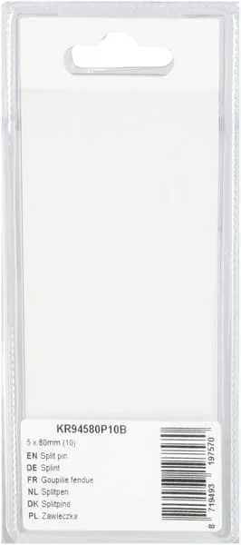 Kramp - KR94580P10B - Copiglia 5x80mm (10)