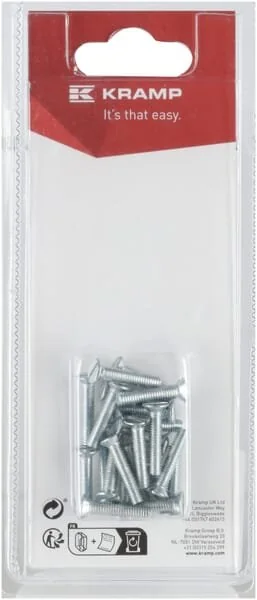 Kramp - KR963420P20B - Vite svasata M4x20mm (20)