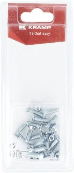 Kramp - KR963516P20B - Vite svasata M5x16mm (20)