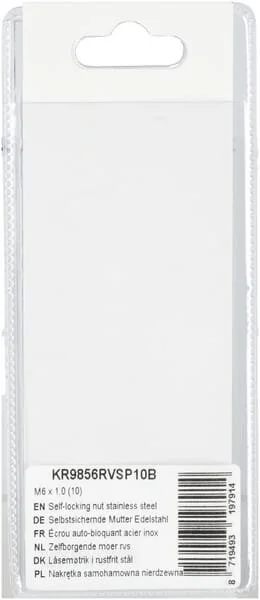 Kramp - KR9856RVSP10B - Dado autobloccante in acciaio inossidabile (10)