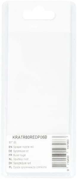 Kramp - KRATR80REDP06B - Ugello irroratrice rosso 80° (6)