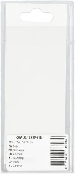 Kramp - KRAUL1223P01B - Lampadina 12V x 21W, BAY9s (1)