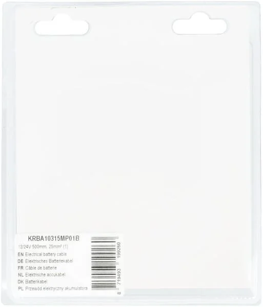 Kramp - KRBA10315MP01B - Cavo batteria elettrico 12/24V 500mm, 25mm² (1)