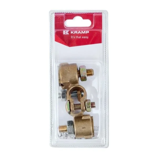 Kramp - KRBA83BA84P02B - Morsetto batteria (+ / -) 95mm² (2)