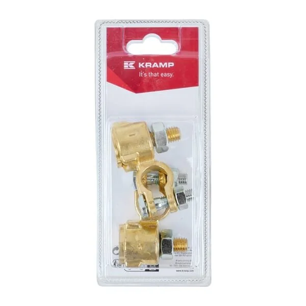 Kramp - KRBA9512P02B - Morsetto batteria (+ / -) 95mm² (2)