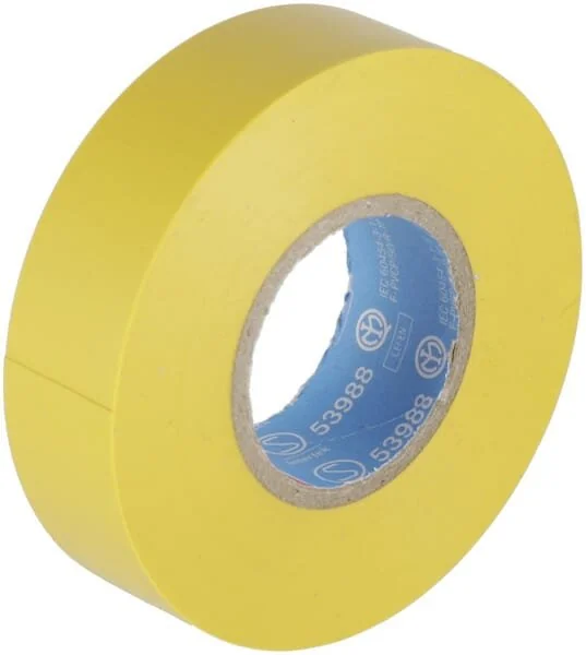 Kramp - KREM20401P01B - Nastro isolante giallo 19mm x 20m (1)