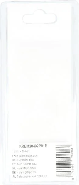 Kramp - KREM20402P01B - Nastro isolante blu 15mm x 10m (1)