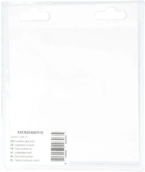 Kramp - KREM20406P01B - Nastro isolante nero 50mm x 10m (1)