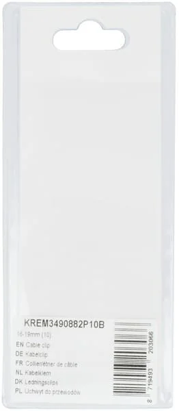 Kramp - KREM3490882P10B - Clip per cavo 16-19mm (10)
