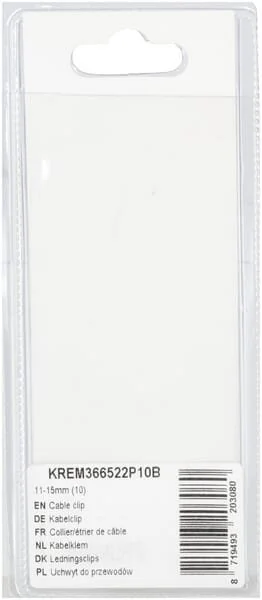 Kramp - KREM366522P10B - Clip per cavo 11-15mm (10)