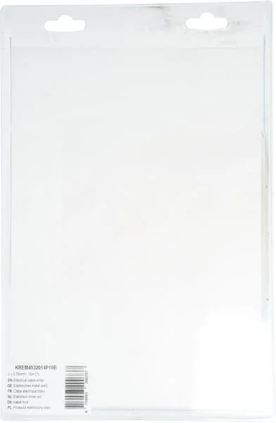 Kramp - KREM4532014P10B - Cavo elettrico bianco 2x0.75mm², 10m (1)