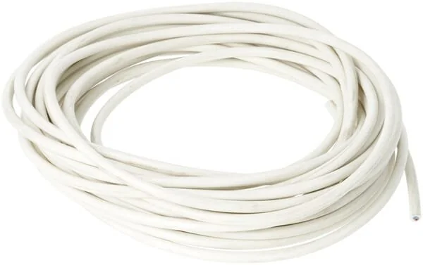 Kramp - KREM4532014P10B - Cavo elettrico bianco 2x0.75mm², 10m (1)