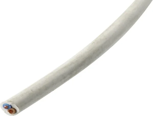 Kramp - KREM4532014P10B - Cavo elettrico bianco 2x0.75mm², 10m (1)