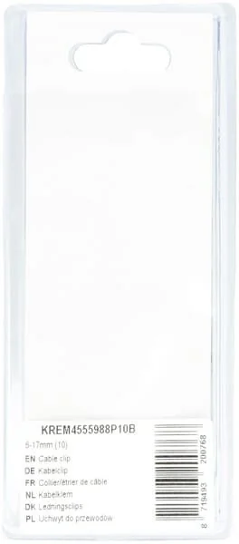 Kramp - KREM4555988P10B - Fascetta per cavi 6-17mm (10)