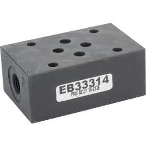Kramp - KREV903MEETPT - Piastra di prova Kramp in P+T NG6 1/4 BSP