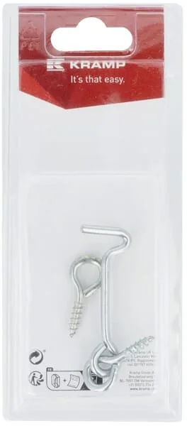 Kramp - KRGH060P01B - Gancio a cancello 60mm - (1)