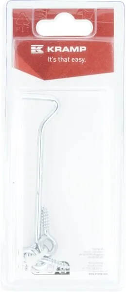 Kramp - KRGH100P01B - Gancio cancello 100mm - (1)