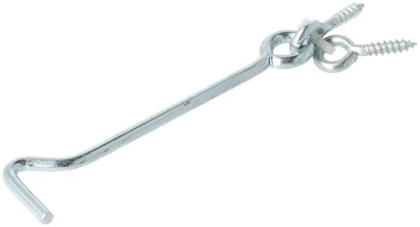 Kramp - KRGH100P01B - Gancio cancello 100mm - (1)