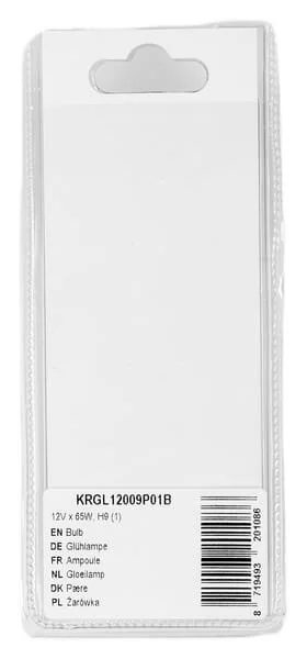 Kramp - KRGL12009P01B - Lampadina 12V x 65W, H9 (1)