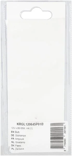 Kramp - KRGL120645P01B - Lampadina 12V x 60-55W, H4-H5 (R2) (1)