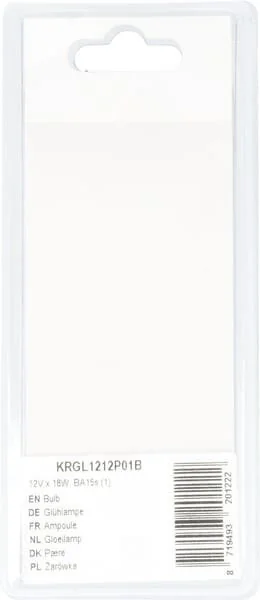 Kramp - KRGL1212P01B - Lampadina 12V x 18W, BA15s (1)