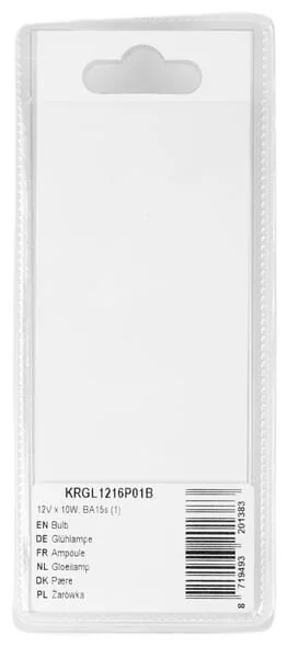 Kramp - KRGL1216P01B - Lampadina 12V x 10W, BA15s (1)