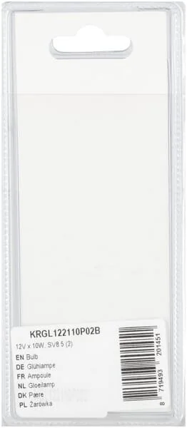Kramp - KRGL122110P02B - Lampadina 12V x 10W, SV8.5 (2)