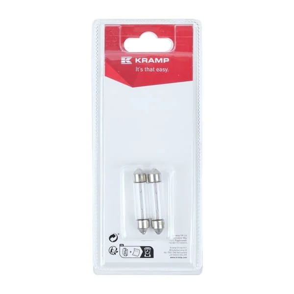 Kramp - KRGL12225P02B - Lampadina 12V x 5W, SV8.5 (2)