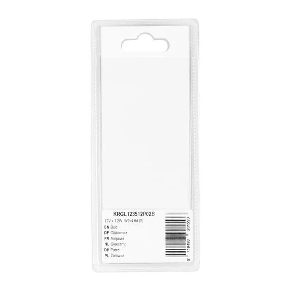 Kramp - KRGL123512P02B - Lampadina 12V x 1.2W, W2x4.6d (2)