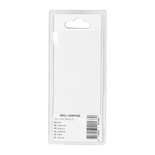Kramp - KRGL12598P02B - Lampadina 12V x 1.2W, BA8.5d (2)