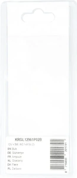 Kramp - KRGL12961P02B - Lampadina 12V x 5W, W2.1x9.5d (2)