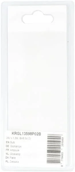 Kramp - KRGL13598P02B - Lampadina 24V x 1.2W, BA8.5d (2)