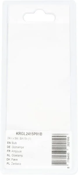 Kramp - KRGL2415P01B - Lampadina 24V x 5W, BA15s (1)