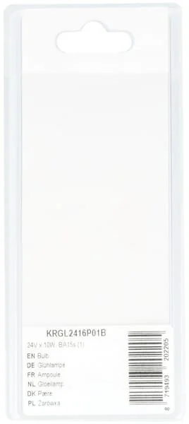Kramp - KRGL2416P01B - Lampadina 24V x 10W, BA15s (1)