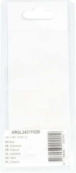 Kramp - KRGL2421P02B - Lampadina 24V x 5W, SV8.5 (2)