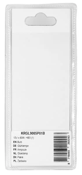 Kramp - KRGL9005P01B - Lampadina 12V x 60W, HB3 (1)