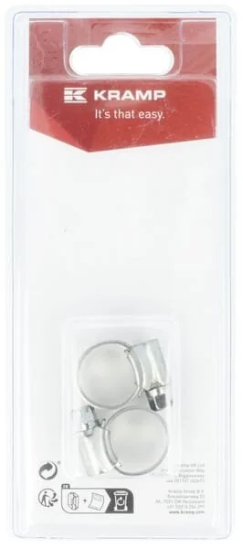 Kramp - KRHC1016P02B - Morsetto per tubo - 16mm (2)