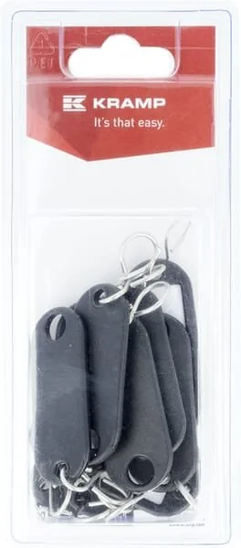 Kramp - KRHG1000ZWP10B - Portachiavi nero (10)