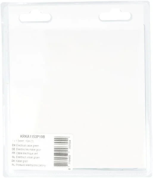 Kramp - KRKA1153P10B - Cavo elettrico verde 1x1.5mm², 10m (1)