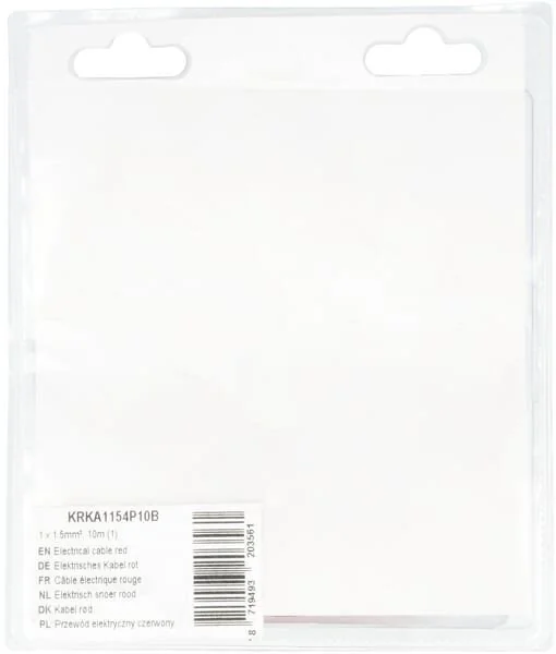 Kramp - KRKA1154P10B - Cavo elettrico rosso 1x1.5mm², 10m (1)